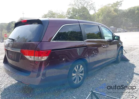 2015 Honda Odyssey Ex-L from USA, damaged, VIN 5FNRL5H65FB065778